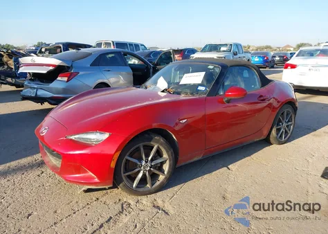 2016 Mazda Mx-5 Miata Grand Touring from USA, damaged, VIN JM1NDAD77G0116216